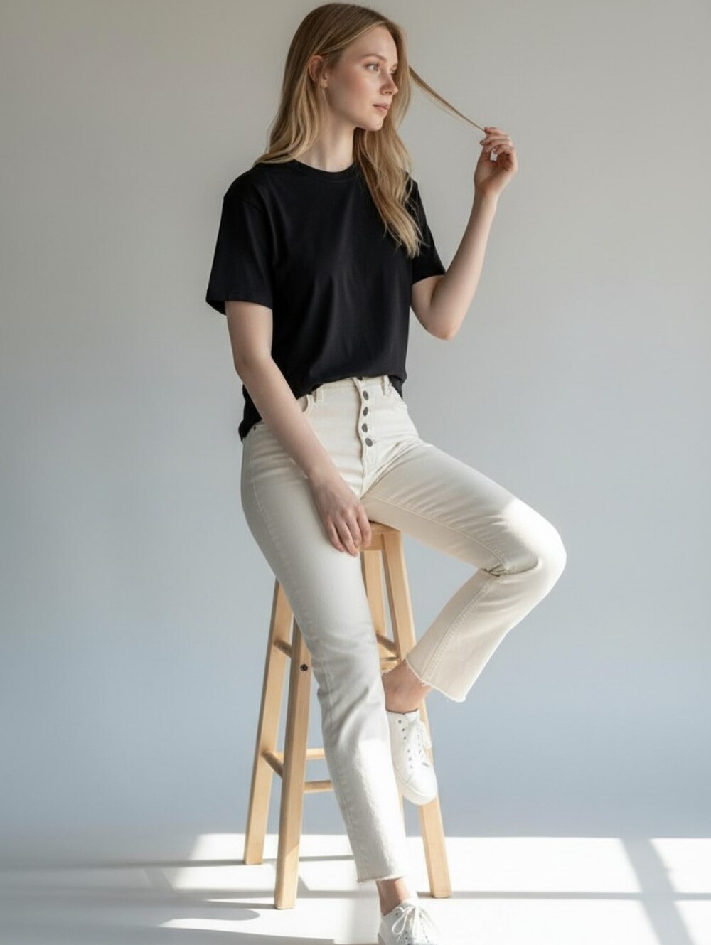 KUT from the Kloth Reese High Rise Ankle Straight Leg Jeans
